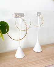 SUN & SELENE handcrafted hoops earrings