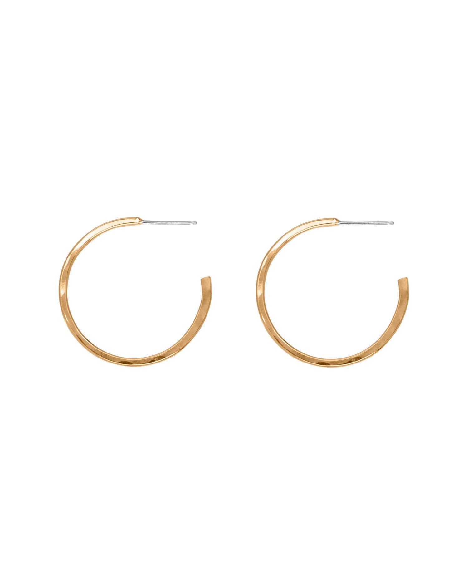 SUN & SELENE gold fill hoops