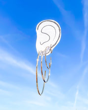 SUN & SELENE hoops on earring card