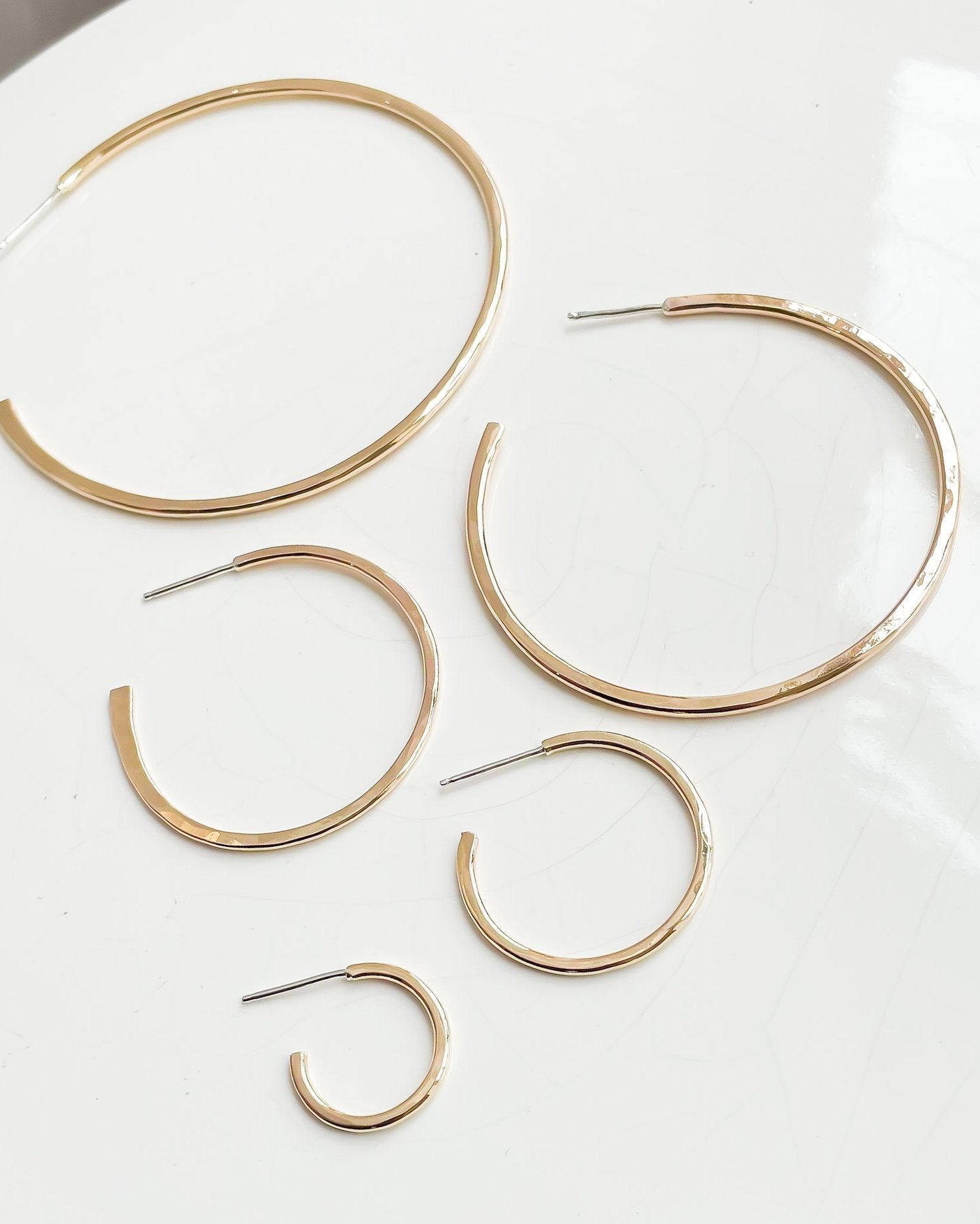 SUN & SELENE naked hoops