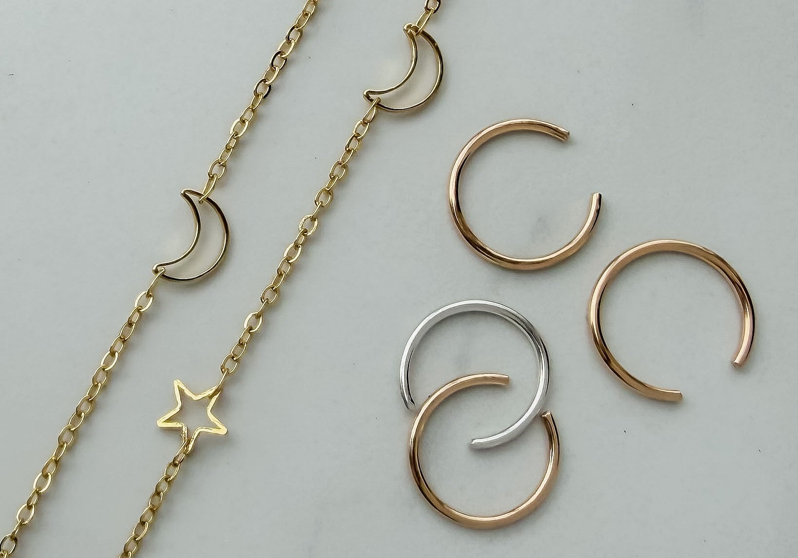 ANKLETS + TOE RINGS
