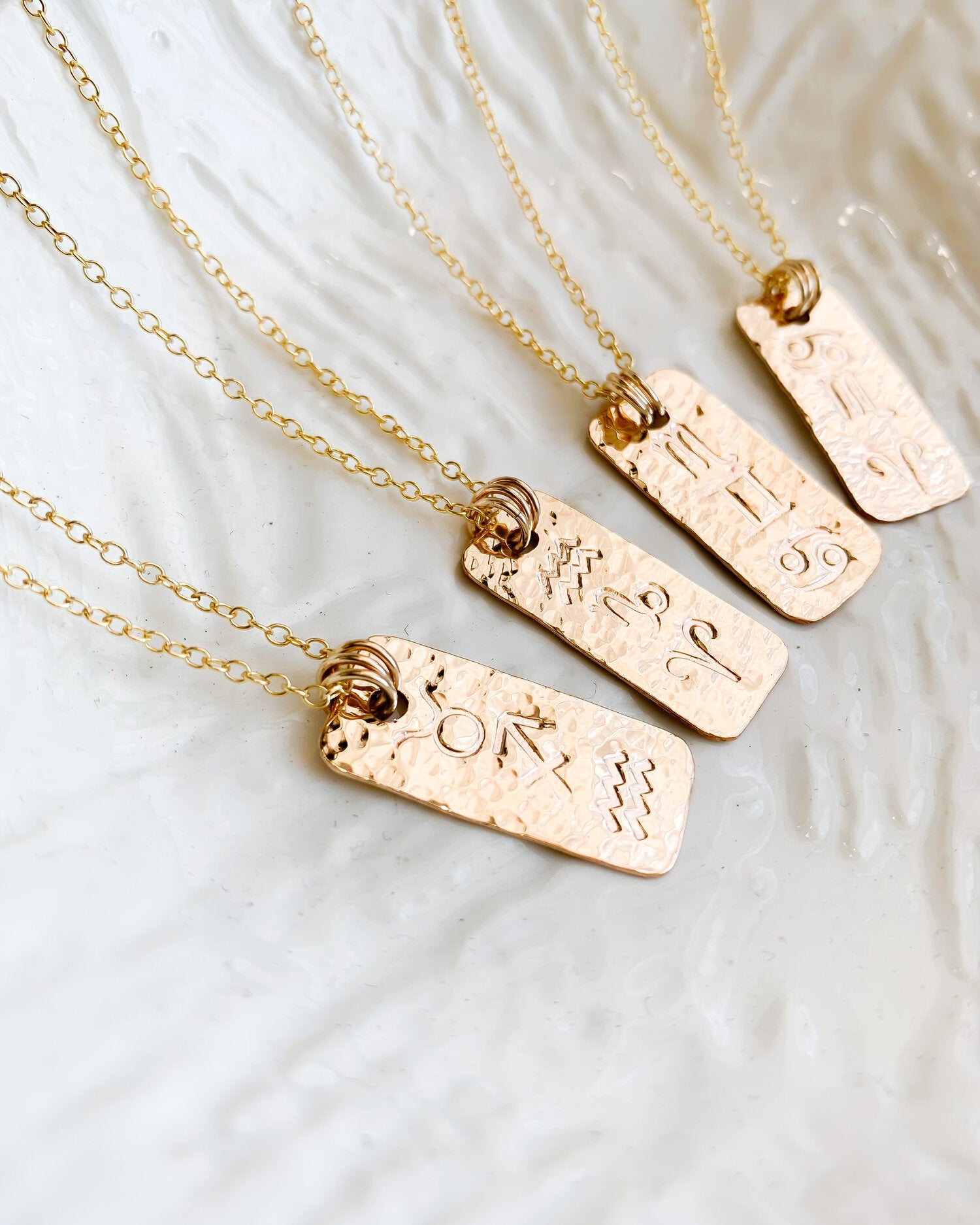 necklaces zodiac sign