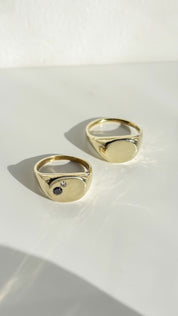 AXIS // diamond duo signet