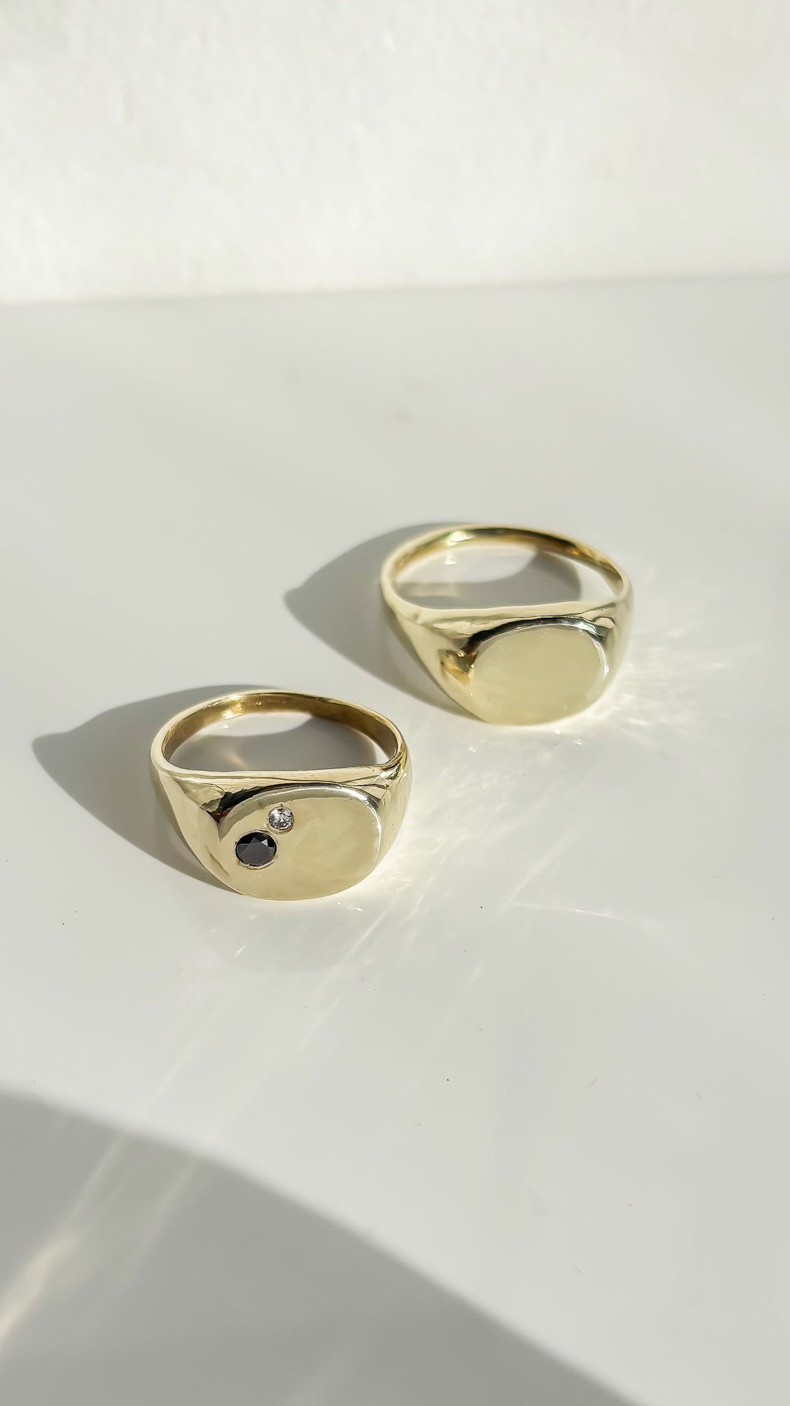 AXIS // diamond duo signet