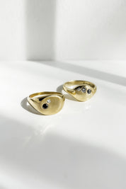 AXIS // diamond duo signet