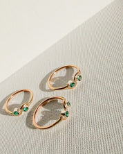 EMERALD GLASSES // pinky ring