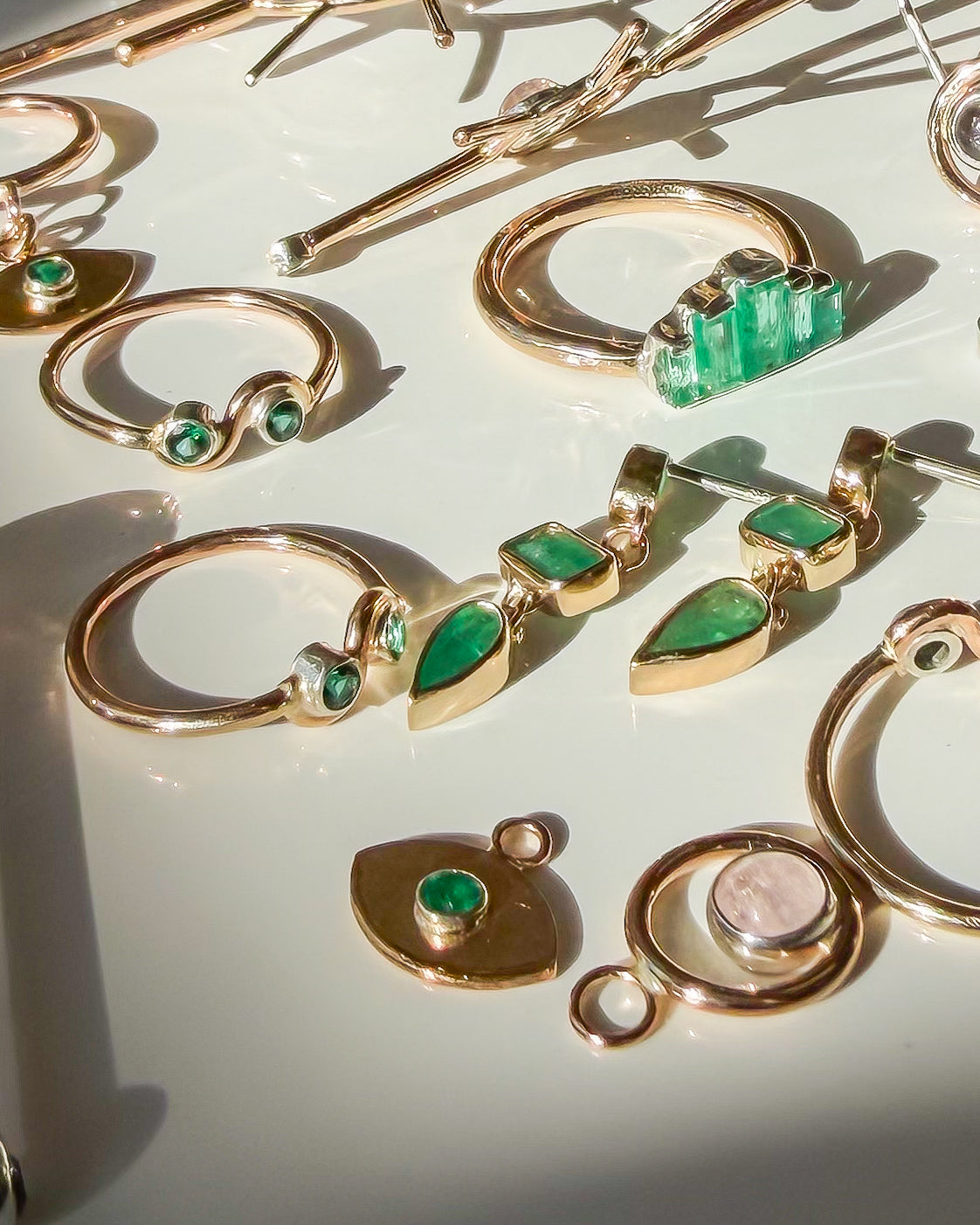 EMERALD CITY // drop earrings