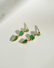 EMERALD CITY // drop earrings
