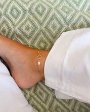 COAST// pearl anklet