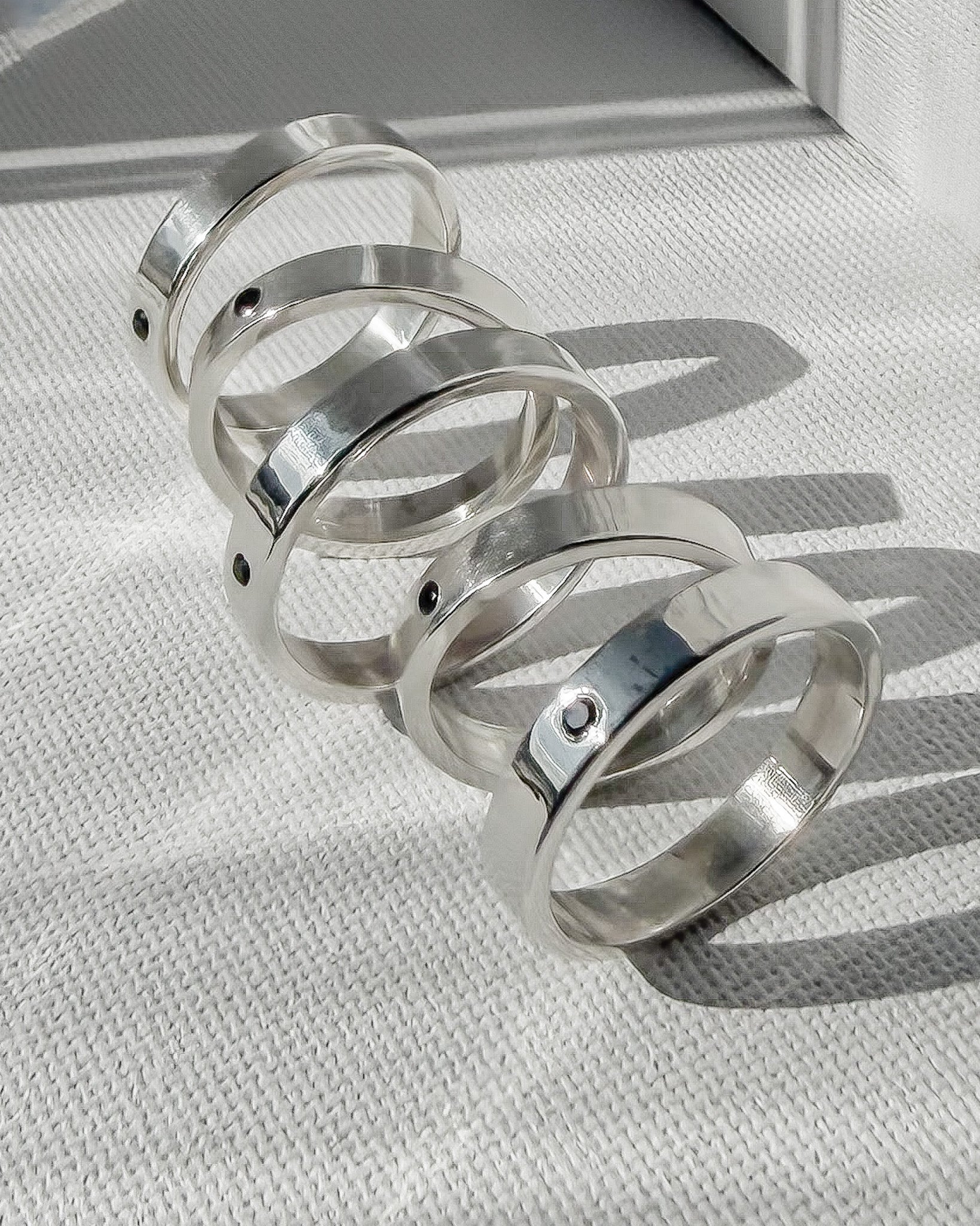 Nocturne // black diamond band