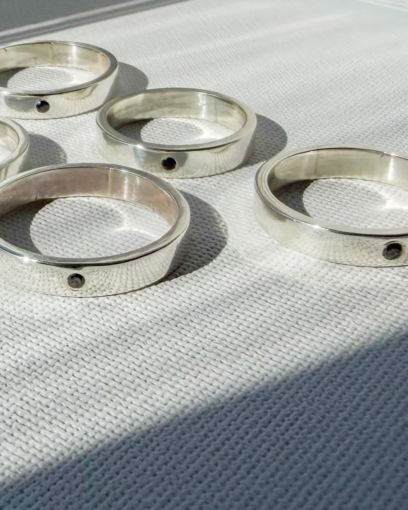 Nocturne // black diamond band