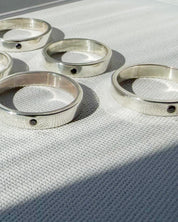 Nocturne // black diamond band