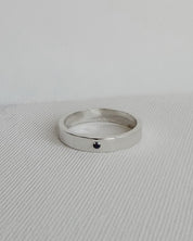 Nocturne // black diamond band