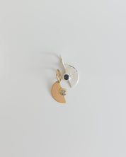 LUCINE// quarter moon pendant