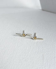 SAMPLE SALE SILVER ESTIVA STUDS