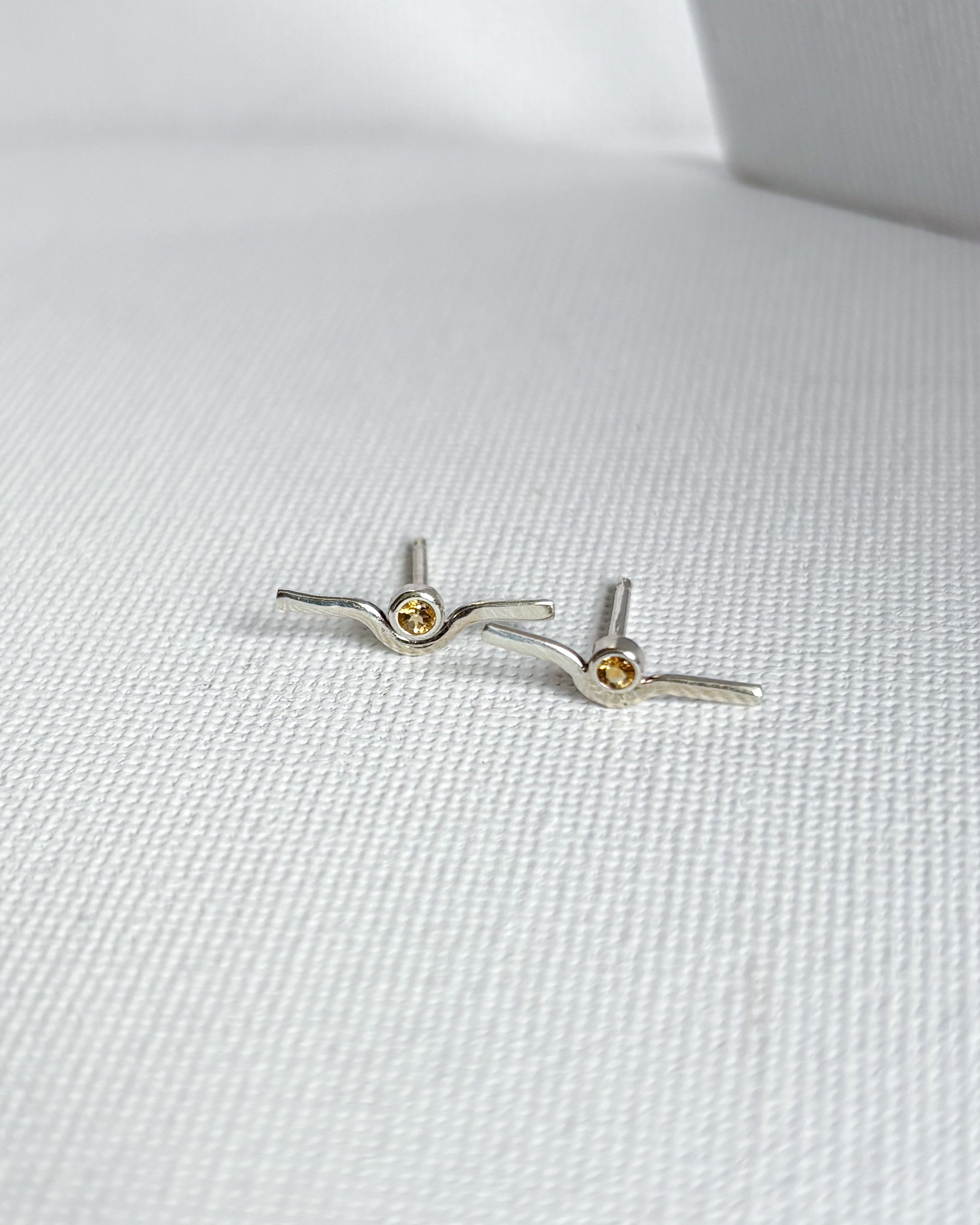 SAMPLE SALE SILVER ESTIVA STUDS