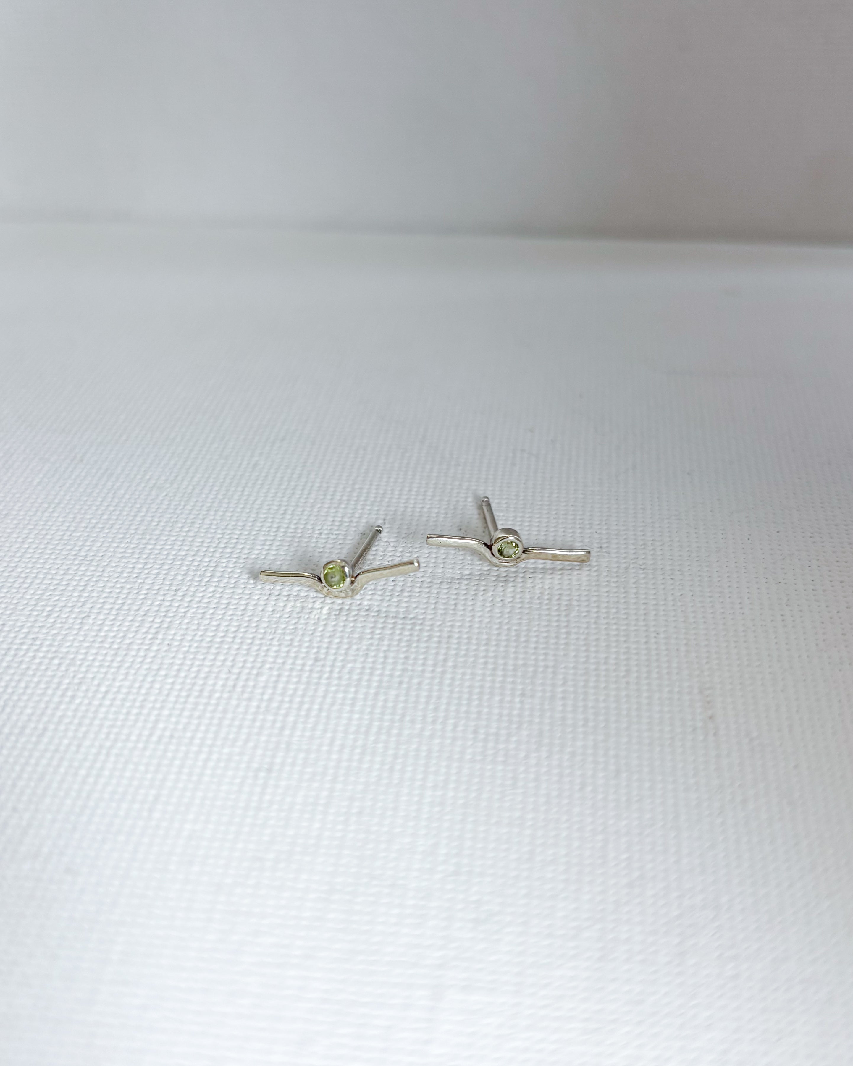 SAMPLE SALE SILVER ESTIVA STUDS