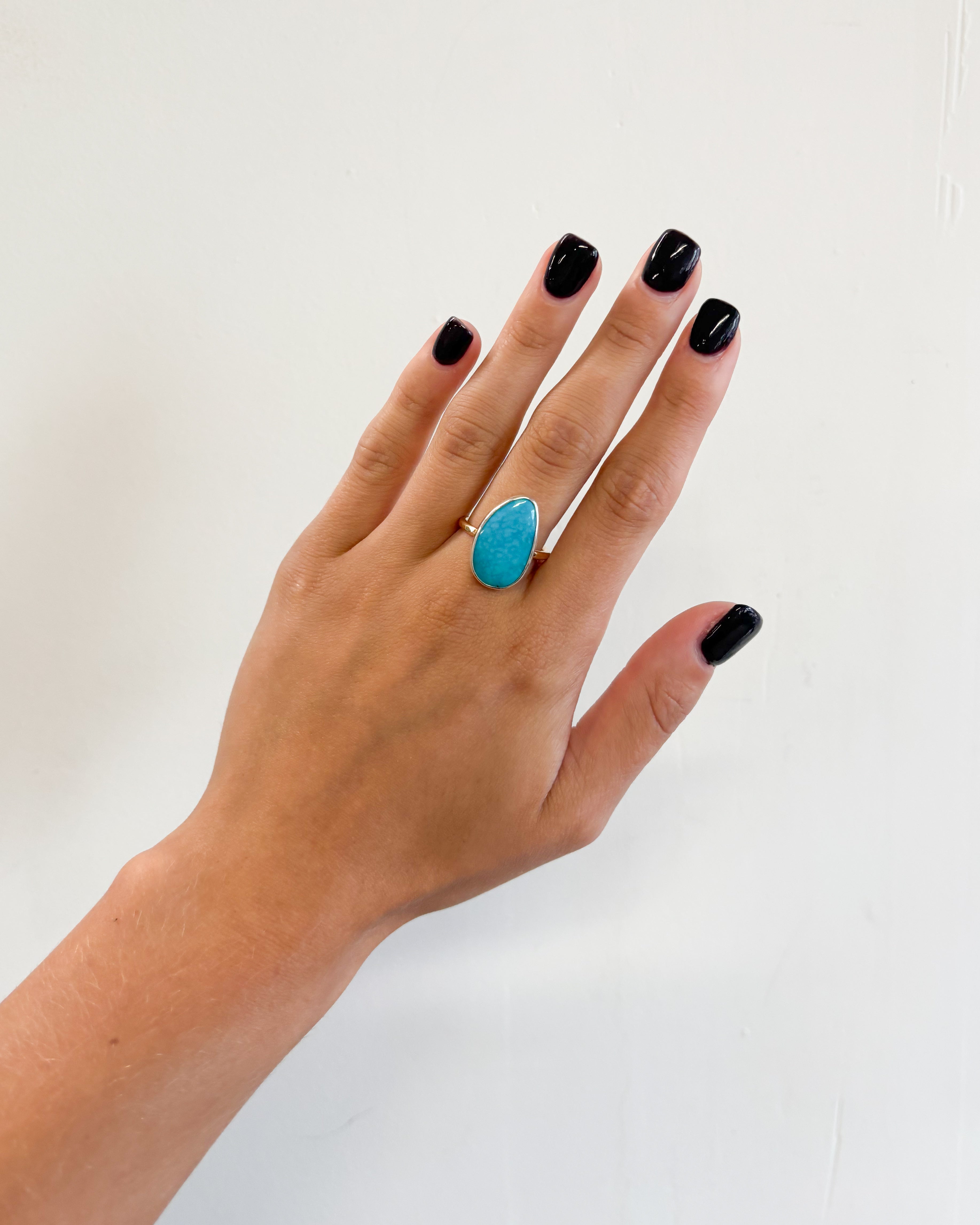 AMULET RING// turquoise