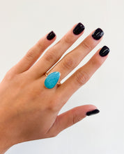 AMULET RING// turquoise