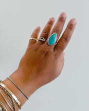 AMULET RING// turquoise