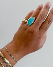 AMULET RING// turquoise
