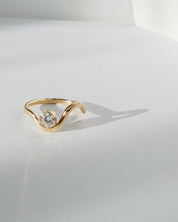 SIREN // diamond crest ring