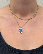 Callisto Opal + Diamond Necklace