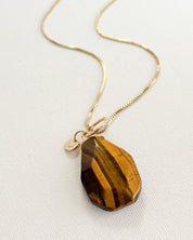 AMULET// crystal charm necklace