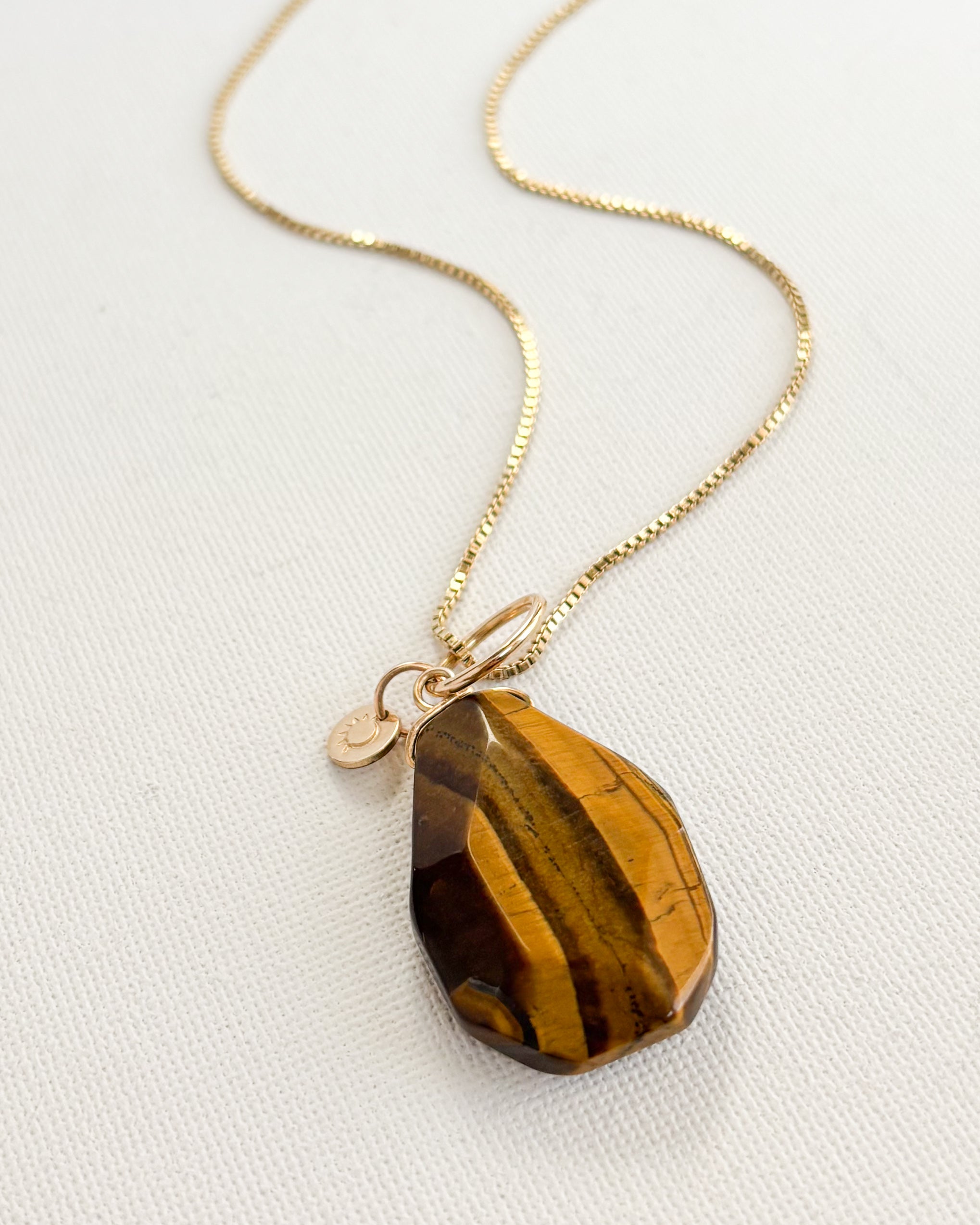 AMULET// crystal charm necklace