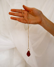 AMULET// crystal charm necklace