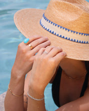 AMULET RING// turquoise