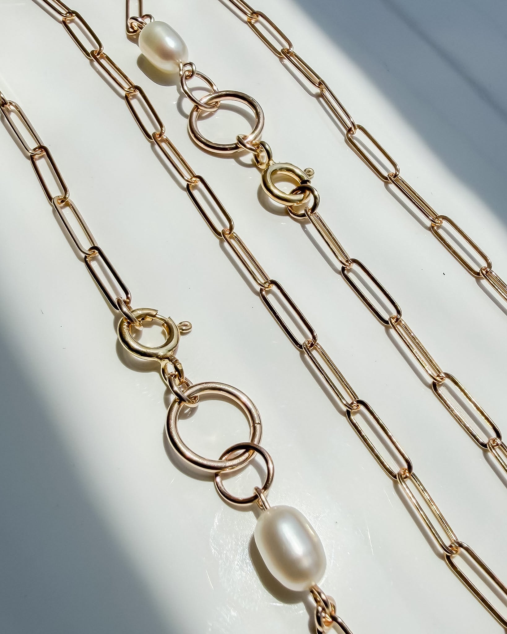COAST// pearl anklet