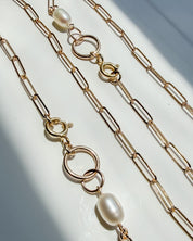 COAST// pearl anklet