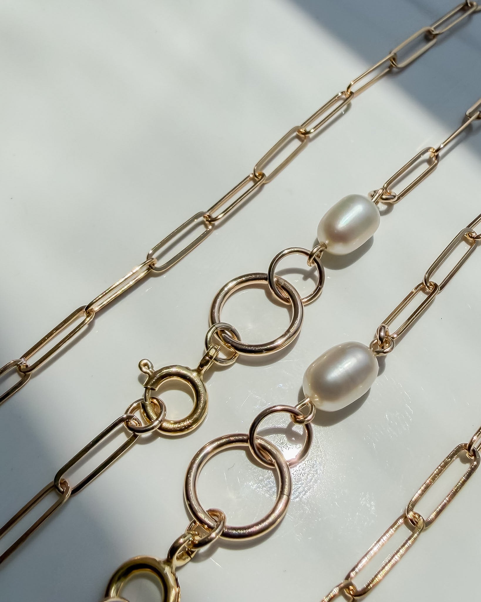 COAST// pearl anklet