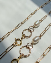 COAST// pearl anklet