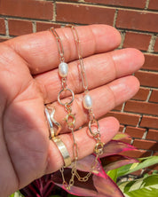 COAST// pearl anklet
