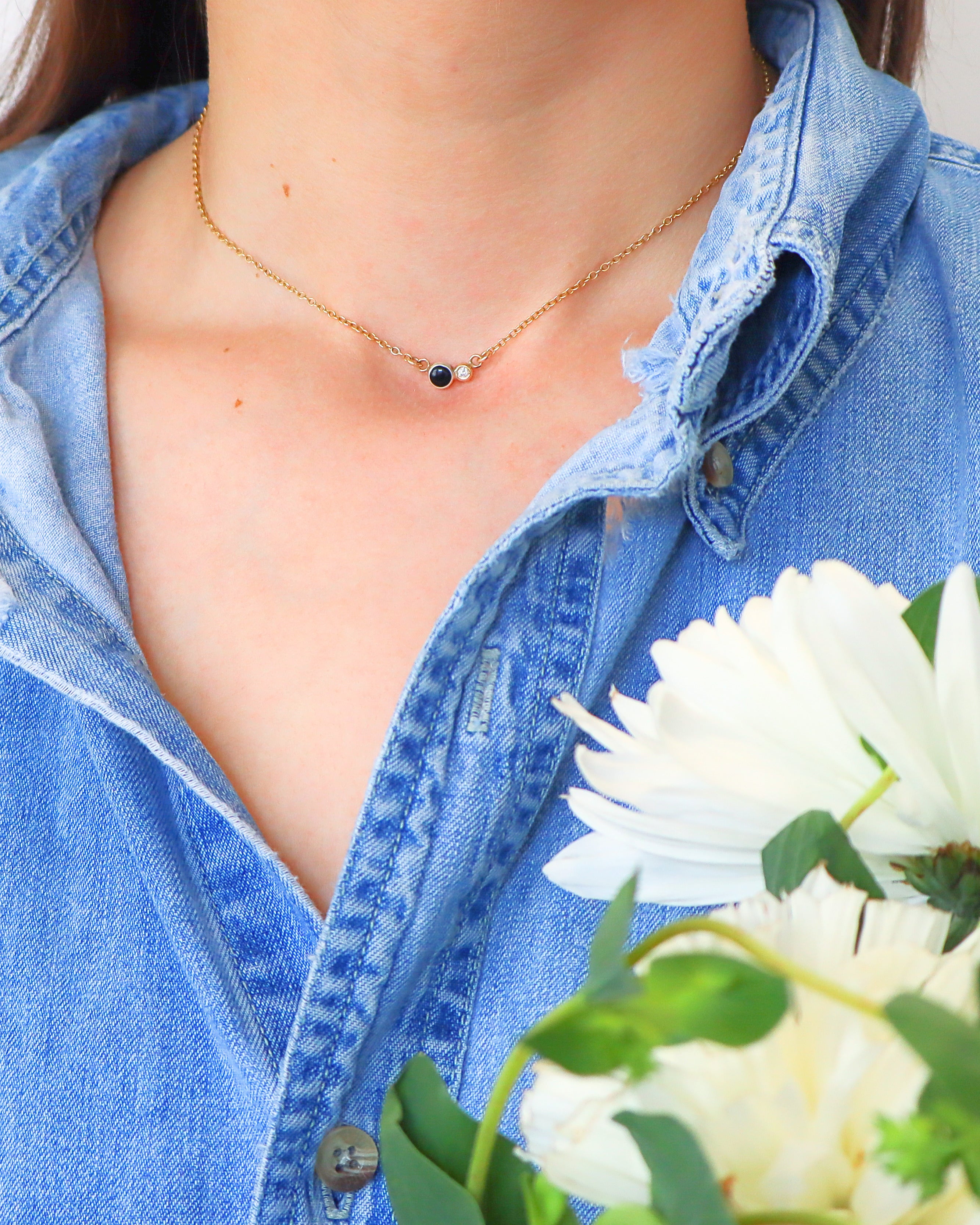 LUMINARY// shadow and light necklace