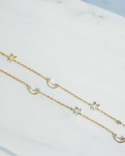 MOON + STARS // anklet