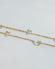 MOON + STARS // anklet