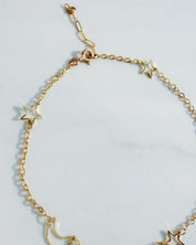 MOON + STARS // anklet