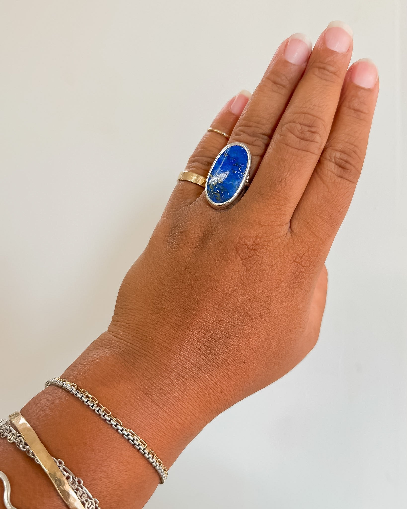 AMULET RING // lapis lazuli