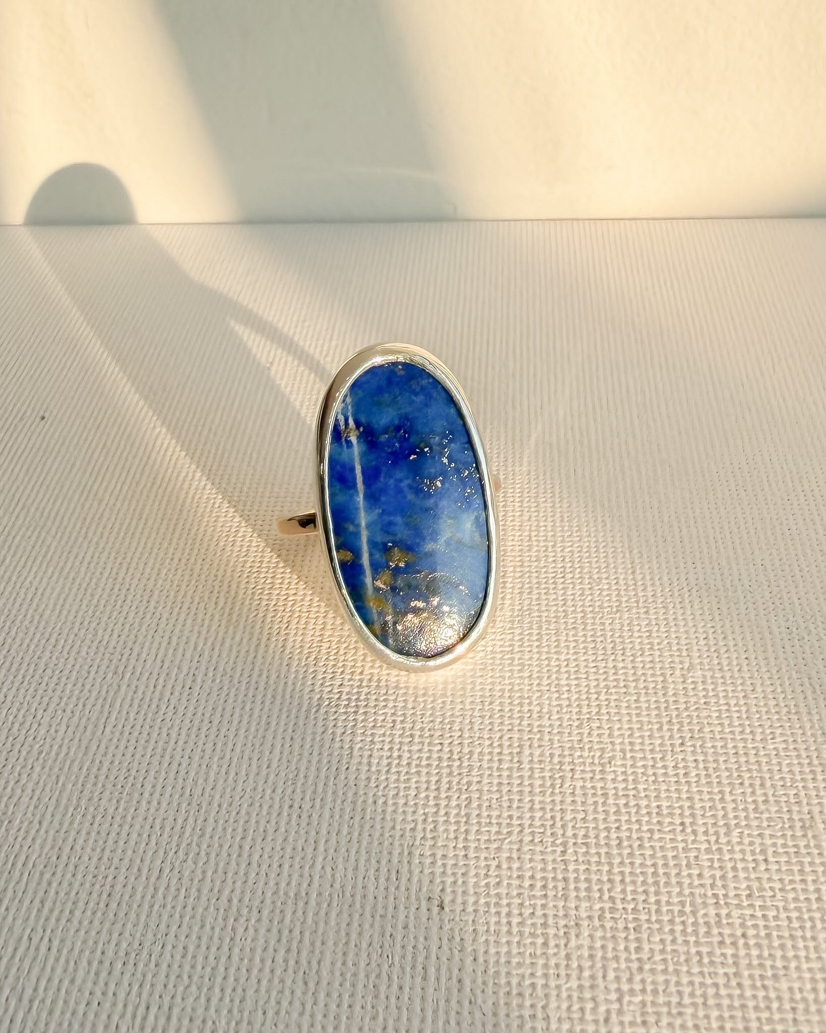 AMULET RING // lapis lazuli