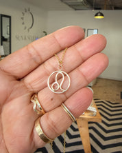 LEO// classic zodiac necklace
