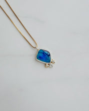 Callisto Opal + Diamond Necklace