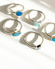 CALLISTO// opal + diamond crown ring