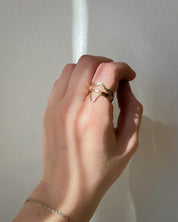 STYLED STACK// goddess ring trio