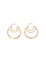 AELLA // greek amazon warrior gold fill exterior hoop earrings 