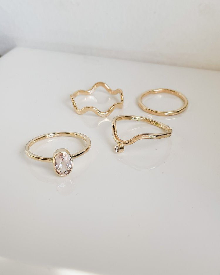 SUN & SELENE handcrafted wedding + engagement rings