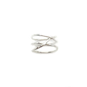 SUN & SELENE aphrodite goddess of love ring in silver