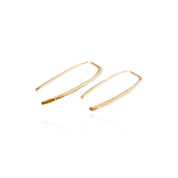 SUN & SELENE artemis threader earrings in gold fill